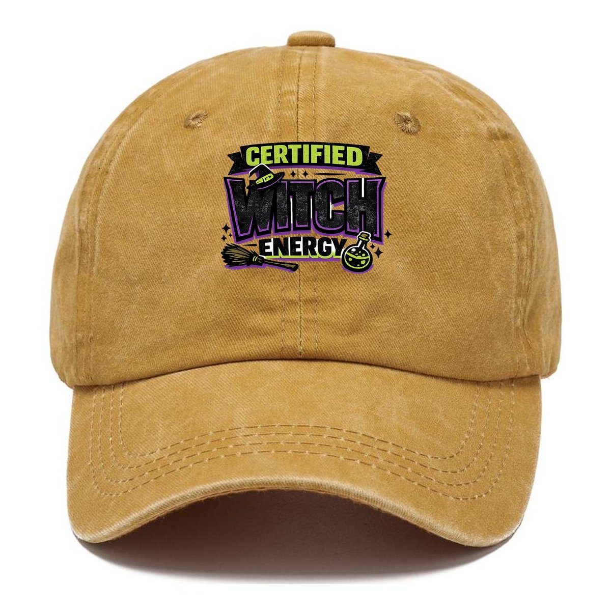 Certified Witch Energy Classic Cap – Golden Harvest