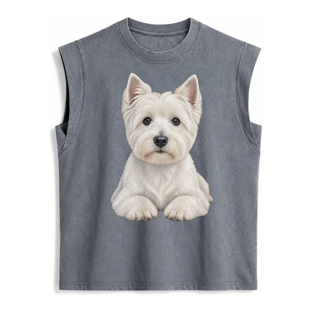 Pickleball Vintage Washed Tank – Grey