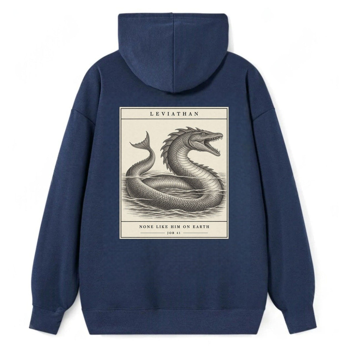 Leviathan Specimen Plate Creature Canticle Classic Pullover Hoodie – Navy
