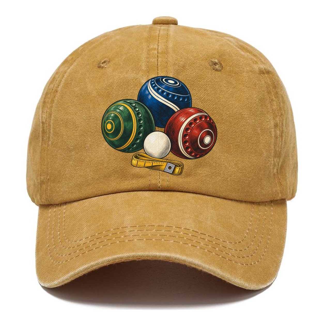 Lawn Bowls And White Jack Australia Cultural Icons Classic Cap – Golden Harvest
