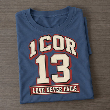 Corinthians 13 Varsity Chapel Varsity Classic T-shirt – Twilight Navy