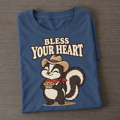 Bless Your Heart Well I Declare Classic T-shirt – Twilight Navy