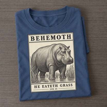 Behemoth Specimen Plate Creature Canticle Classic T-shirt – Twilight Navy