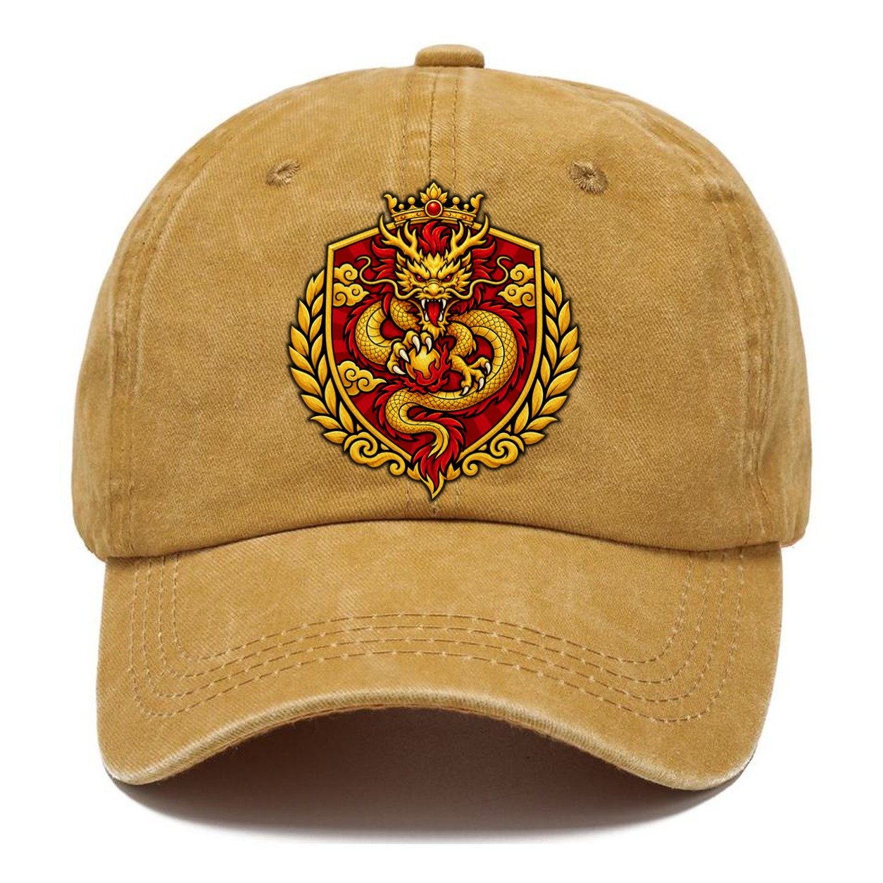 China Heraldic Crest Country Logos Classic Cap – Golden Harvest
