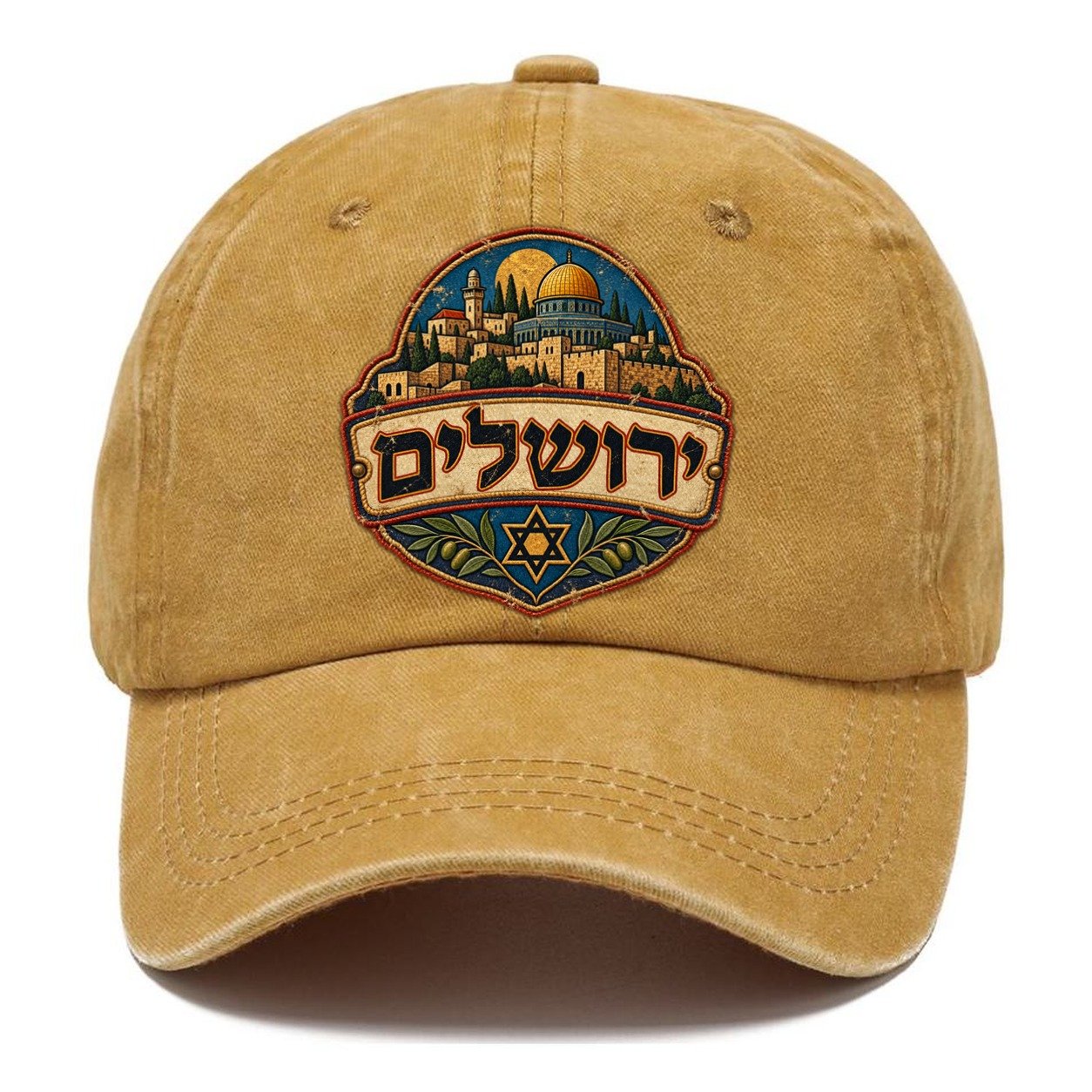 Hebrew Yerushalayim Script Jerusalem Classic Cap – Golden Harvest