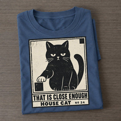 That Is Close Enough Neko Says No Classic T-shirt – Twilight Navy