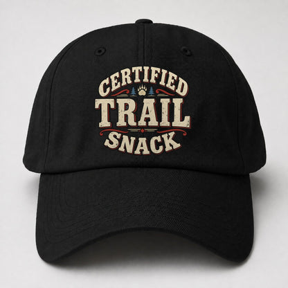 Certified Trail Snack American Wit Baseball Cap – Black