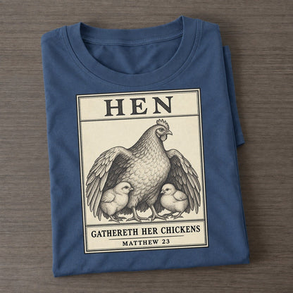 Hen Specimen Plate Creature Canticle Classic T-shirt – Twilight Navy