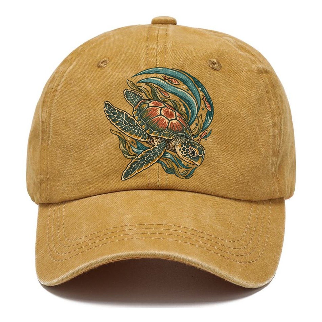 Turtle Crescent Current Gentle Wild Classic Cap – Golden Harvest