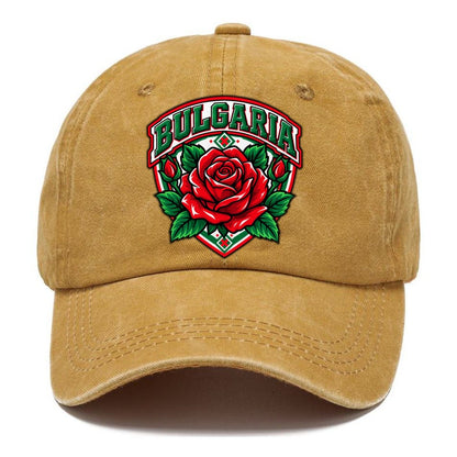 Bulgaria Retro Badge Country Logos Classic Cap – Golden Harvest