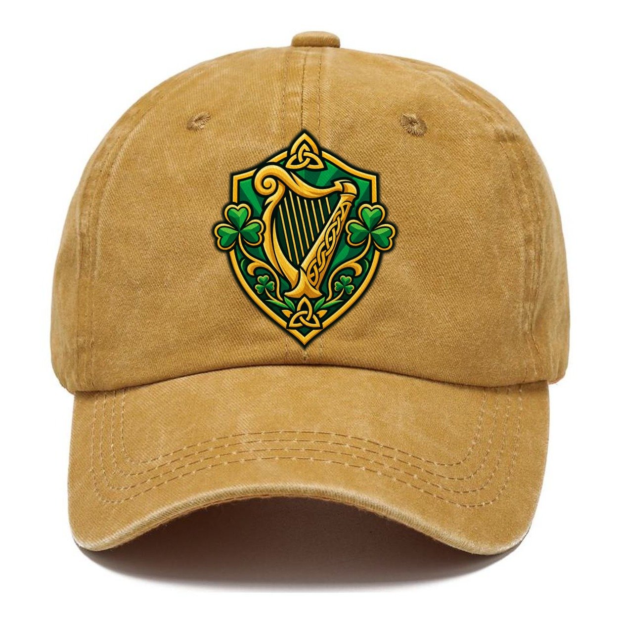 Ireland Minimal Emblem Country Logos Classic Cap – Golden Harvest