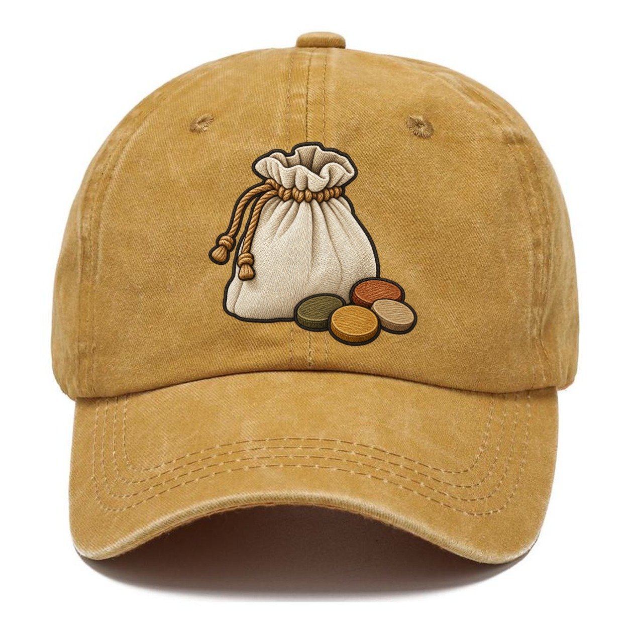 Draw Bag Spilling Wooden Tokens Board Games Classic Cap – Golden Harvest