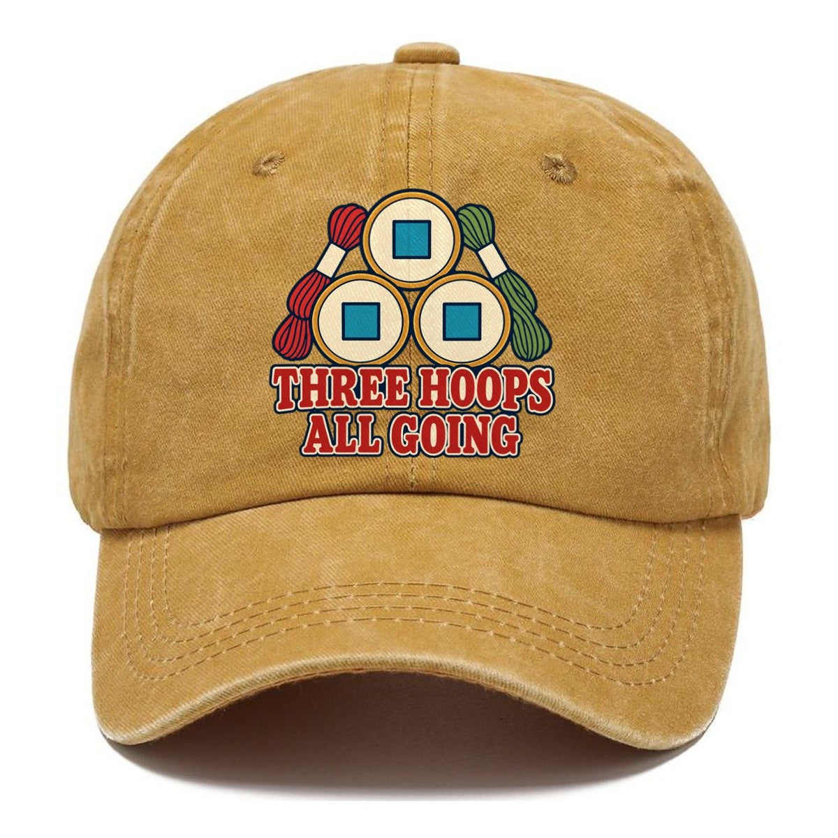 Three Hoops All Going And Needlework Classic Cap – Golden Harvest