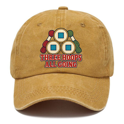 Three Hoops All Going And Needlework Classic Cap – Golden Harvest