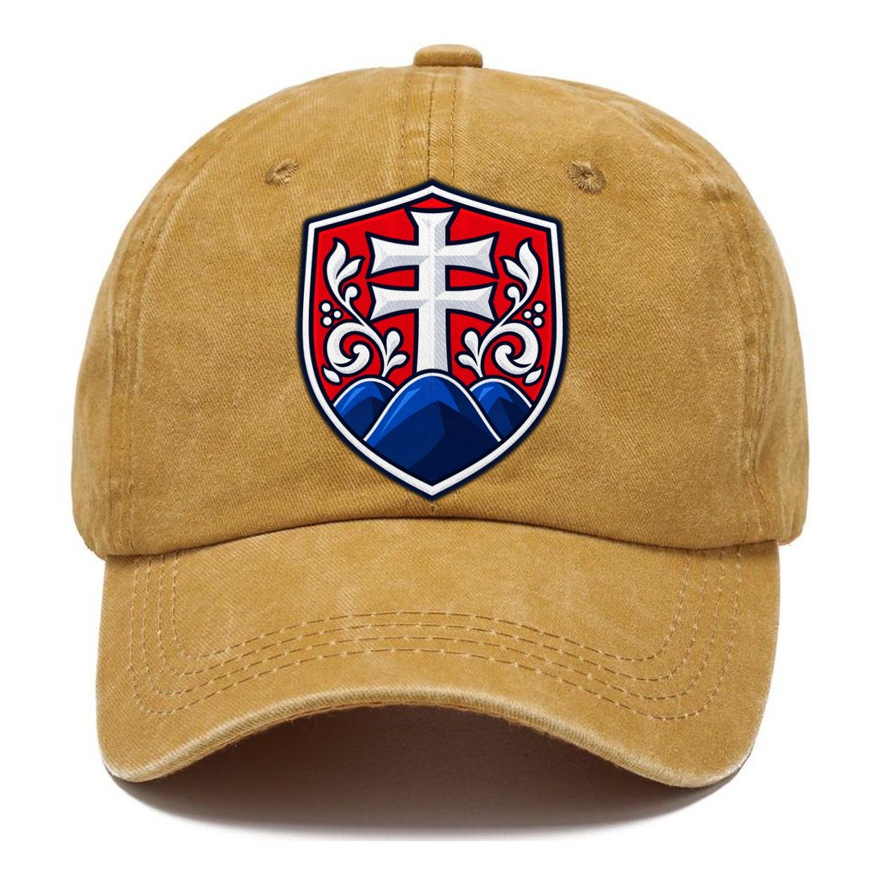 Slovakia Minimal Emblem Country Logos Classic Cap – Golden Harvest
