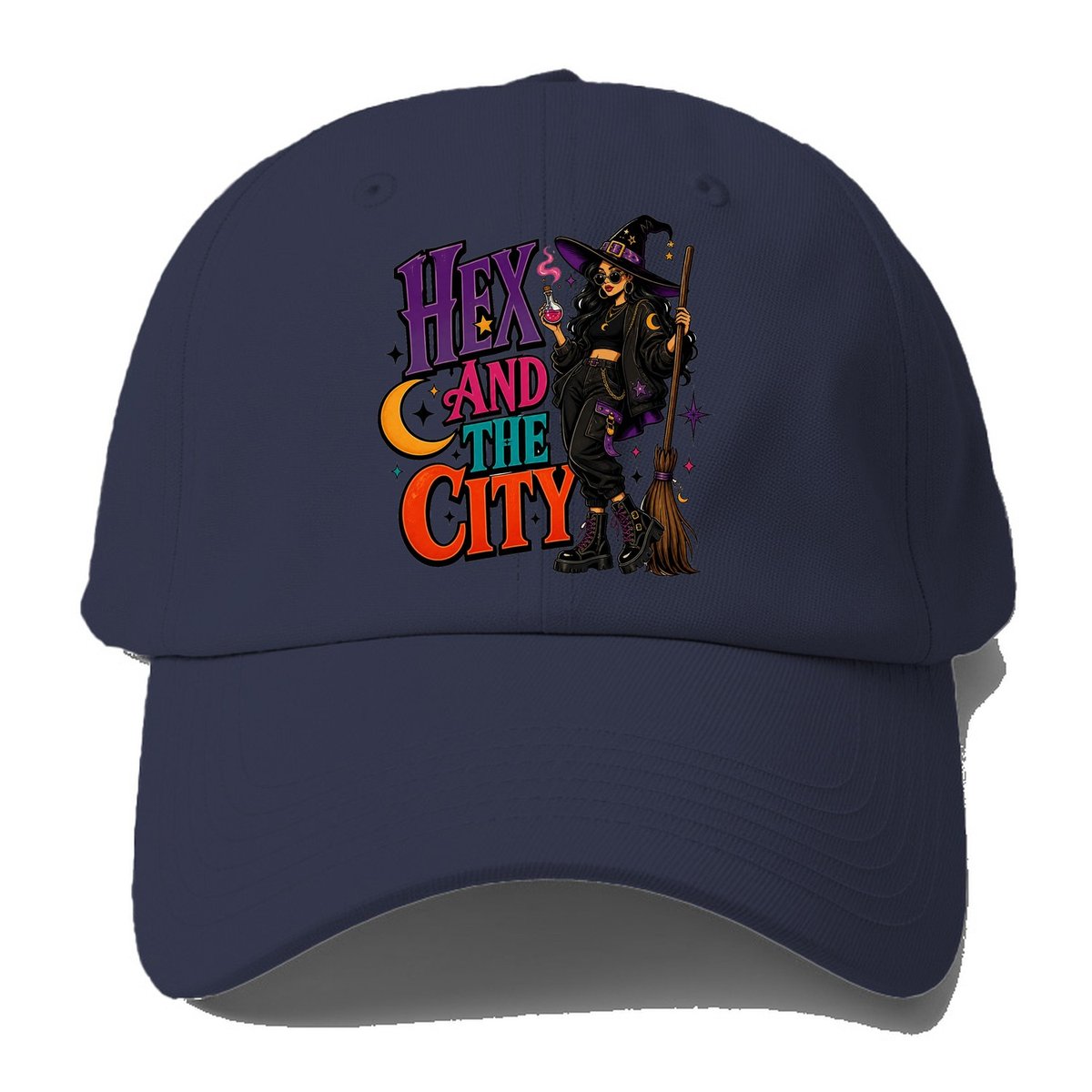 Hex And The City Witch Meme Baseball Cap – Twilight Navy