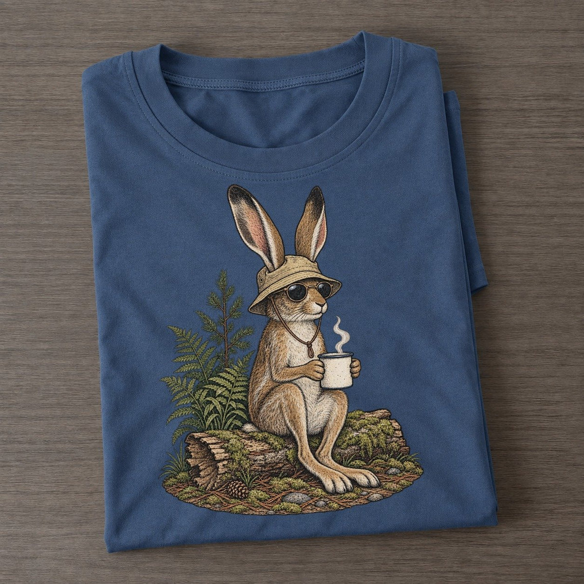 Jackrabbit Trail Rest Slow Camp Club Classic T-shirt – Twilight Navy