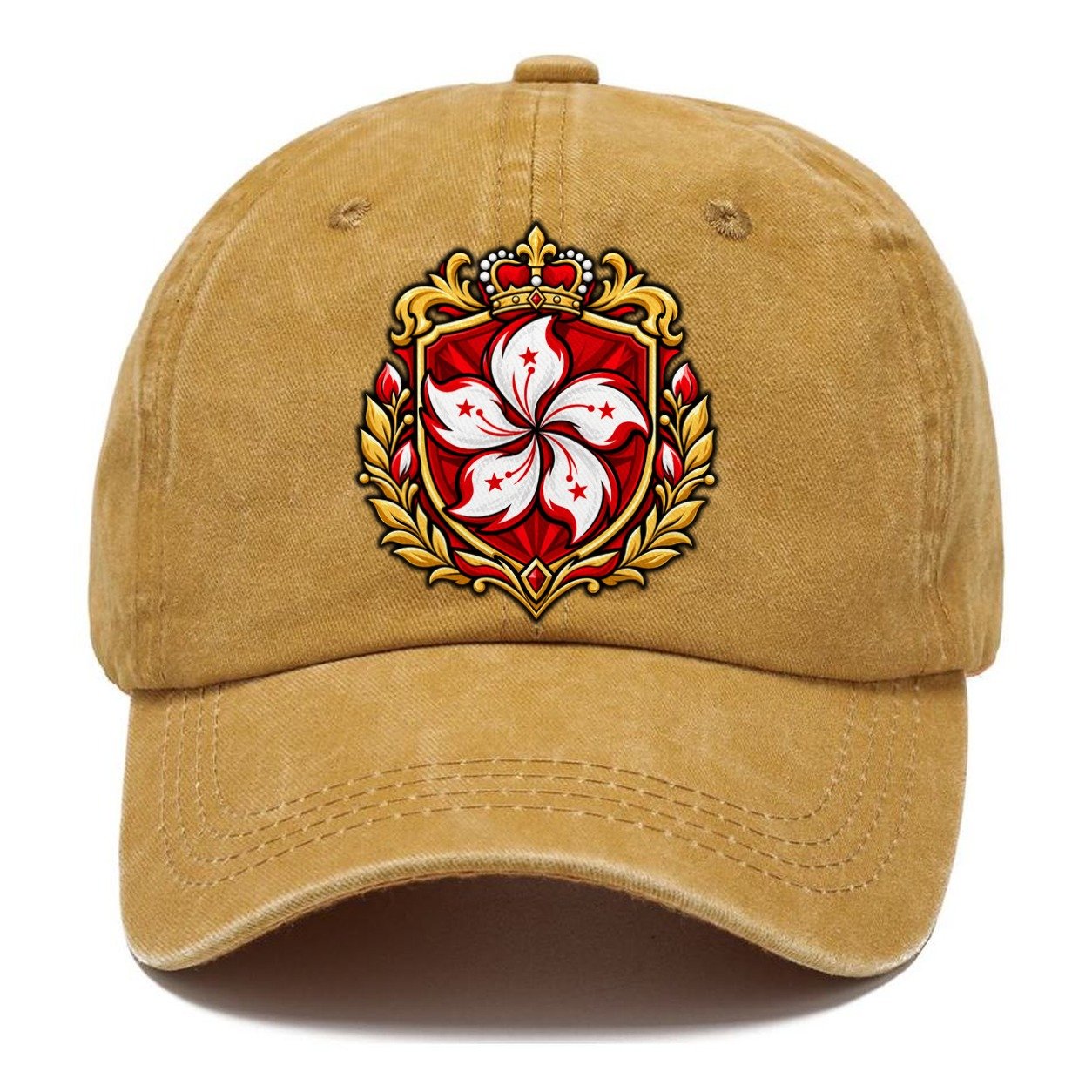 Hong Kong Heraldic Crest Country Logos Classic Cap – Golden Harvest