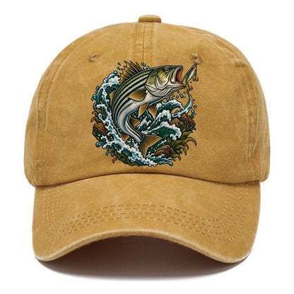 Striped Bass Surge Fishing Club Classic Cap – Golden Harvest