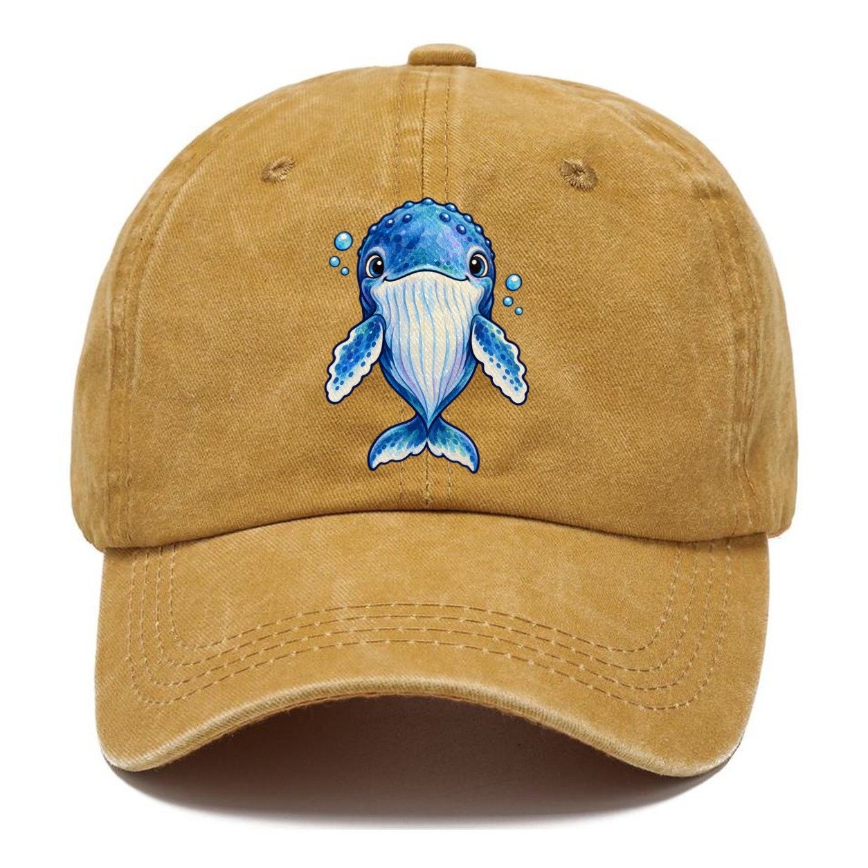Humpback Whale Front Float Sea Sprite Classic Cap – Golden Harvest