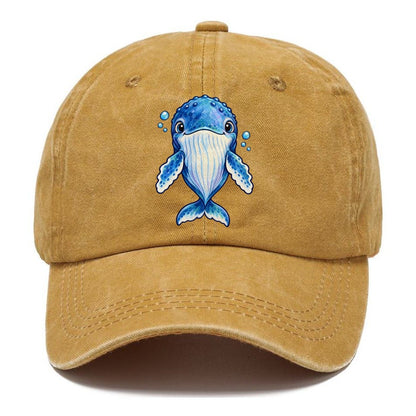 Humpback Whale Front Float Sea Sprite Classic Cap – Golden Harvest