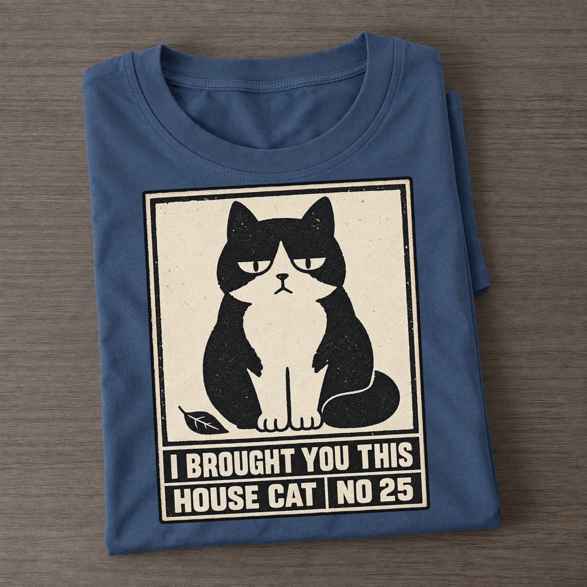 I Brought You This Neko Says No Classic T-shirt – Twilight Navy