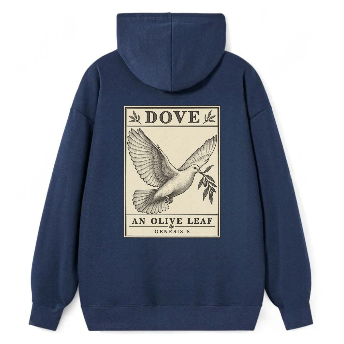 Dove Specimen Plate Creature Canticle Classic Pullover Hoodie – Navy