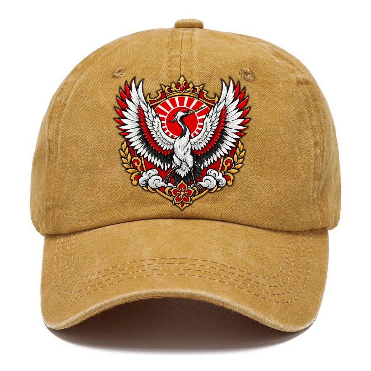 Japan Heraldic Crest Country Logos Classic Cap – Golden Harvest