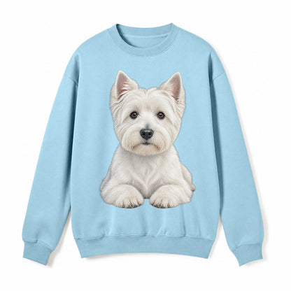 Pickleball Fleece Sweatshirt – Light Blue