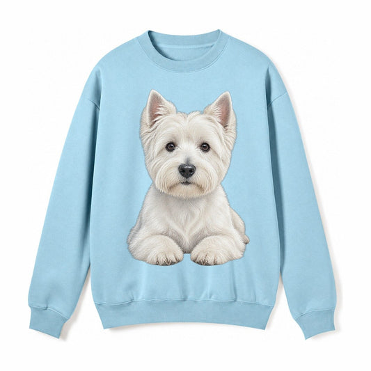 Pickleball Fleece Sweatshirt – Light Blue
