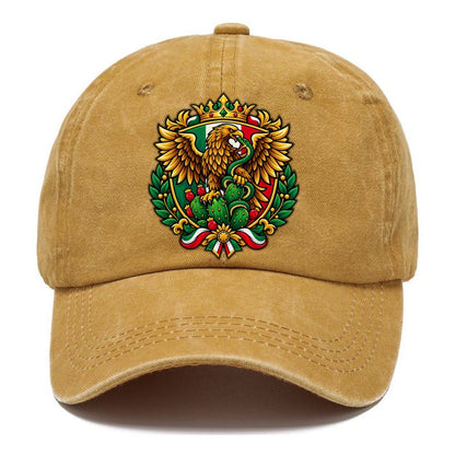 Mexico Heraldic Crest Country Logos Classic Cap – Golden Harvest