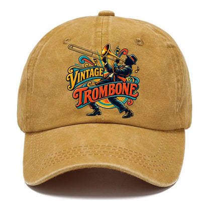 Vintage Trombone Music Instruments Classic Cap – Golden Harvest