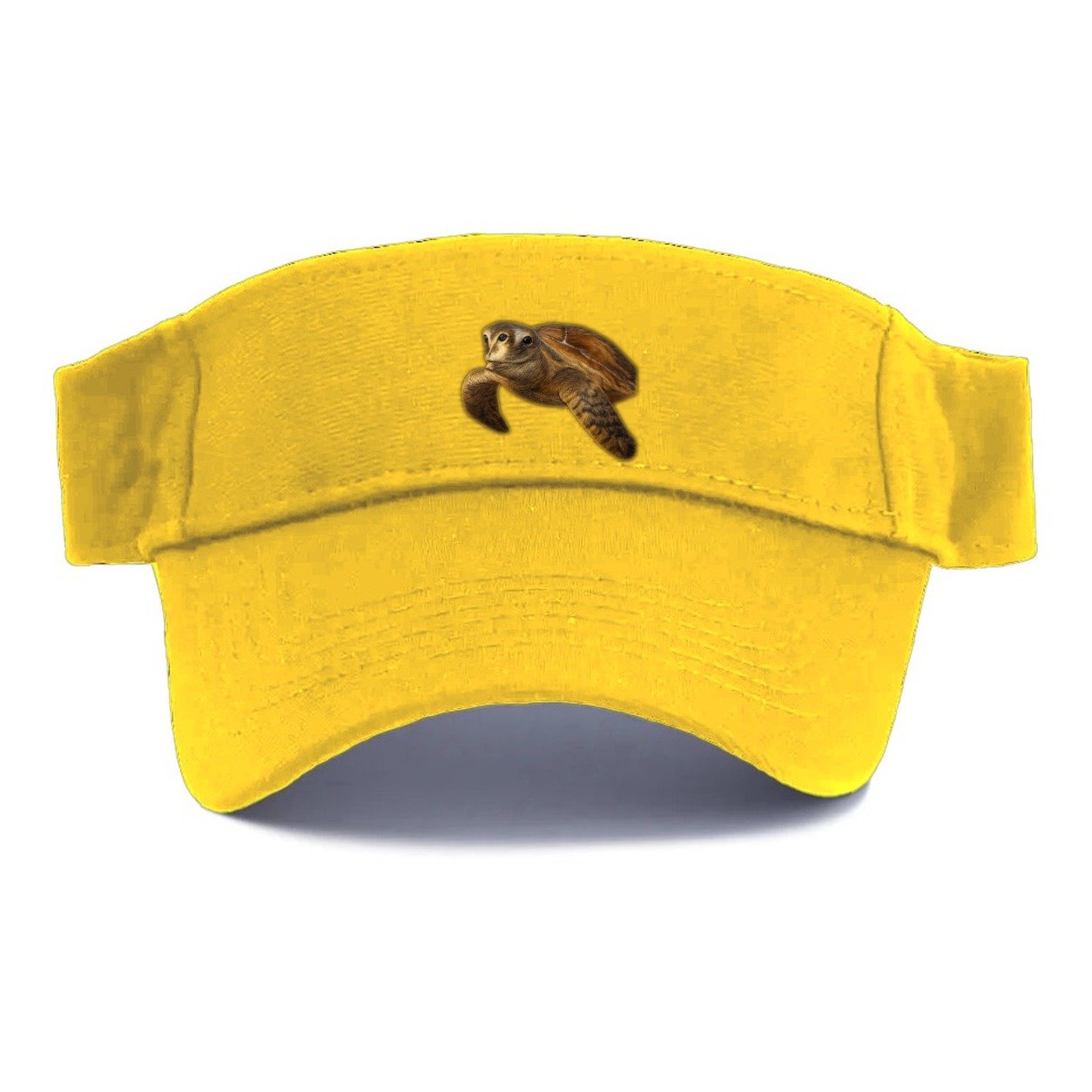 Sea Turtle Portrait Design Visor – Golden Harvest