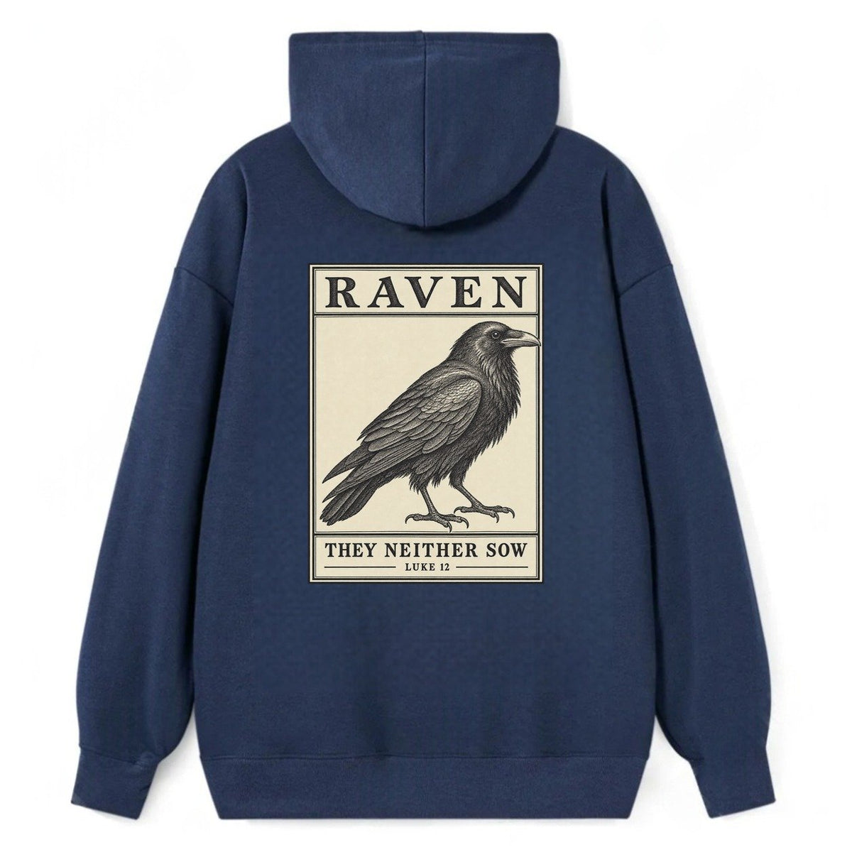 Raven Specimen Plate Creature Canticle Classic Pullover Hoodie – Navy