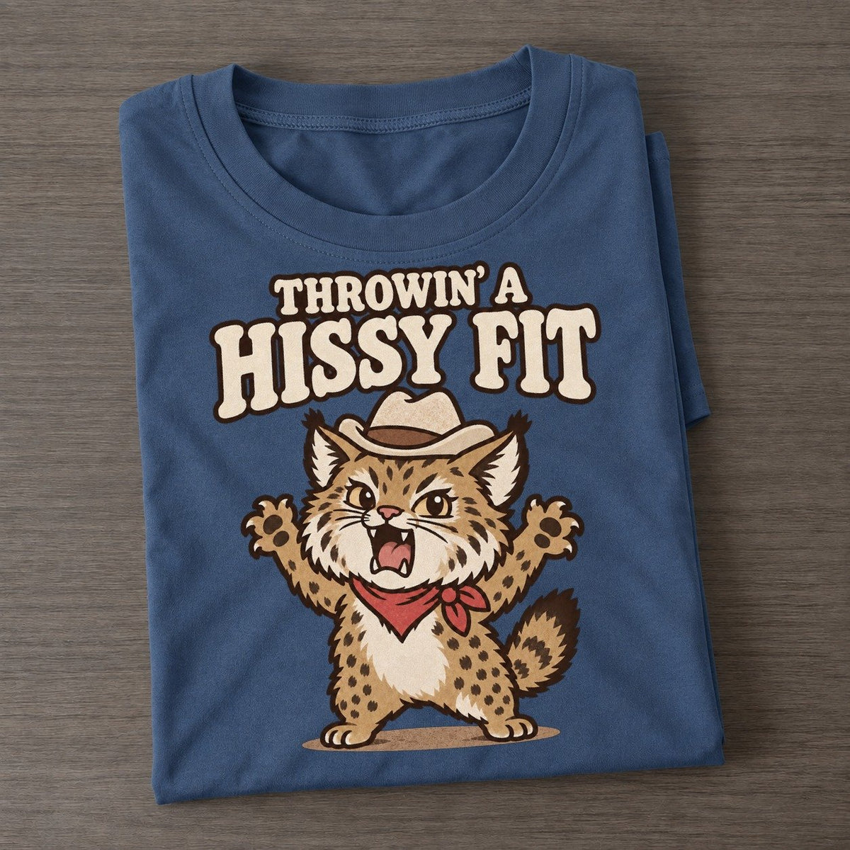Hissy Fit Well I Declare Classic T-shirt – Twilight Navy