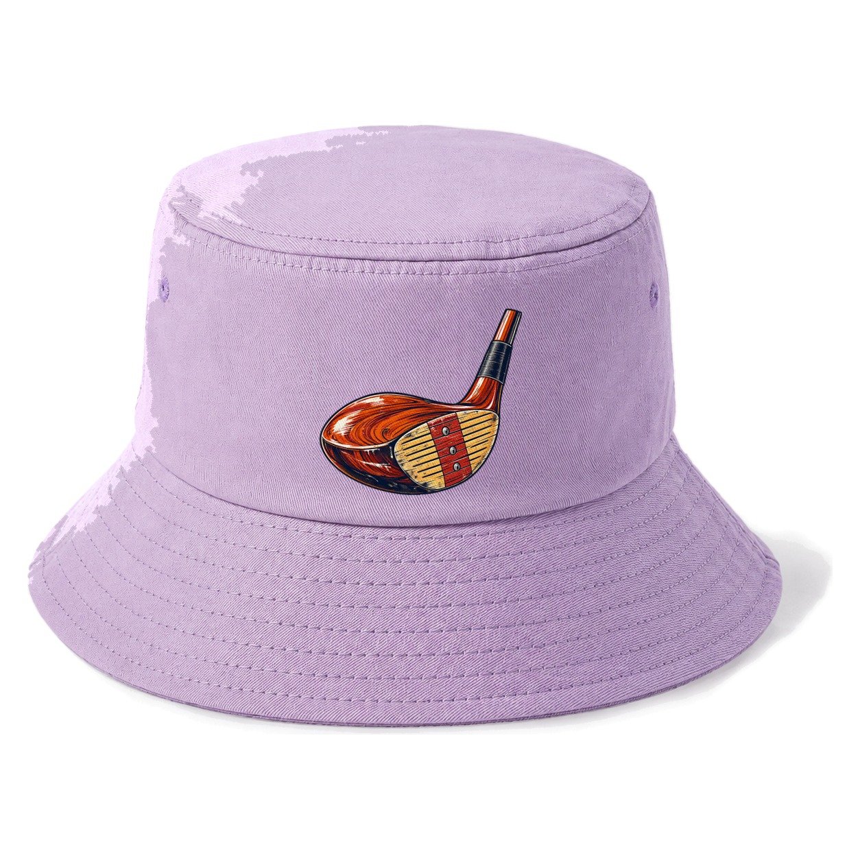 Vintage Club Head Golf Life Bucket Hat – Purple