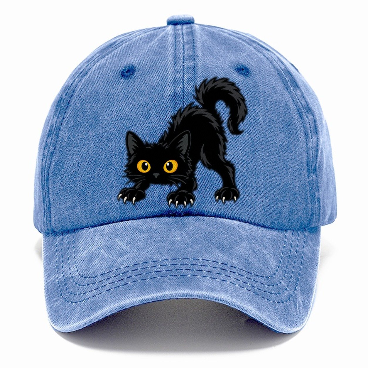 Bombay Arched Back Peeking Cats Classic Cap – Summer Sky