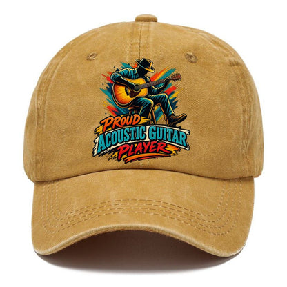 Proud Acoustic Guitar Player Music Instruments Classic Cap – Golden Harvest