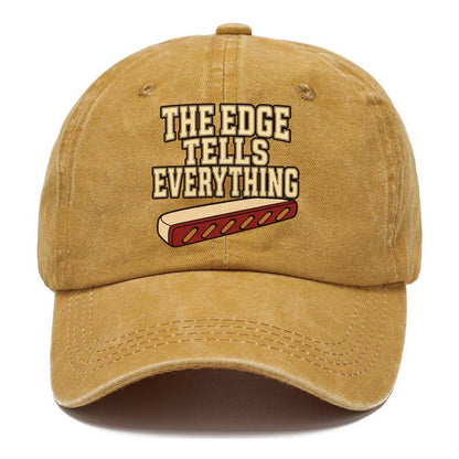 The Edge Tells Everything Leathercraft Classic Cap – Golden Harvest