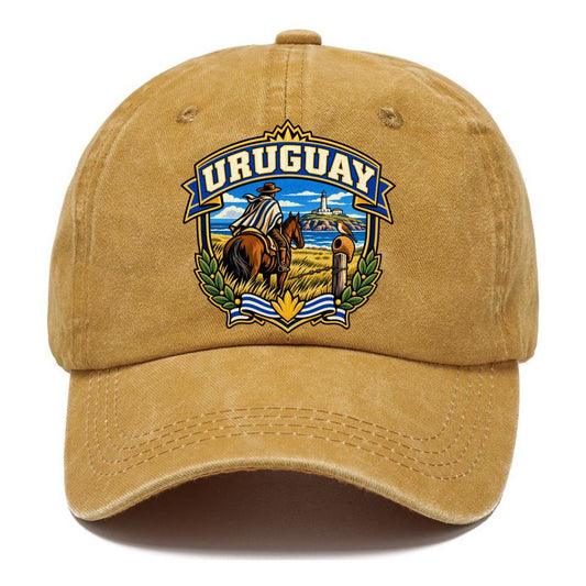 Uruguay Retro Badge Country Logos Classic Cap – Golden Harvest