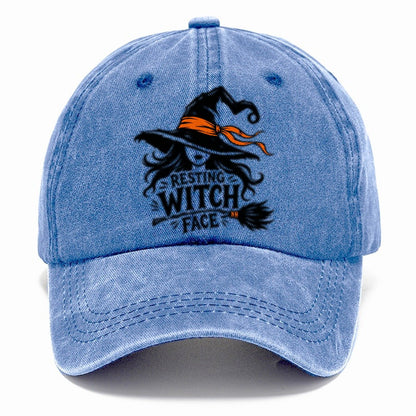 Resting Witch Face Slogan Witch Magic Classic Cap – Summer Sky