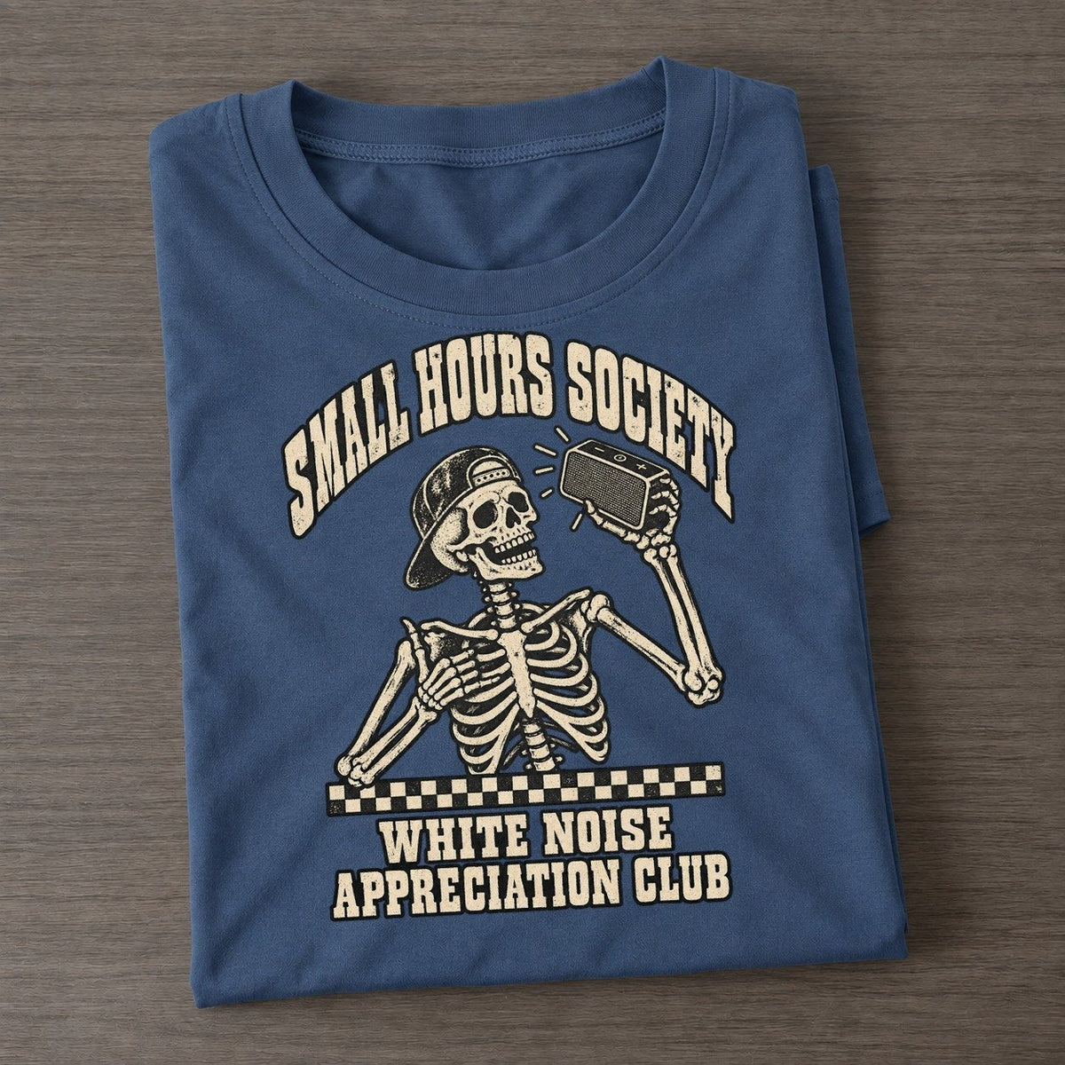 White Noise Small Hours Society Classic T-shirt – Twilight Navy