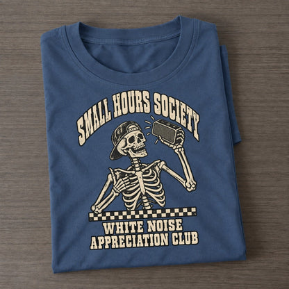 White Noise Small Hours Society Classic T-shirt – Twilight Navy