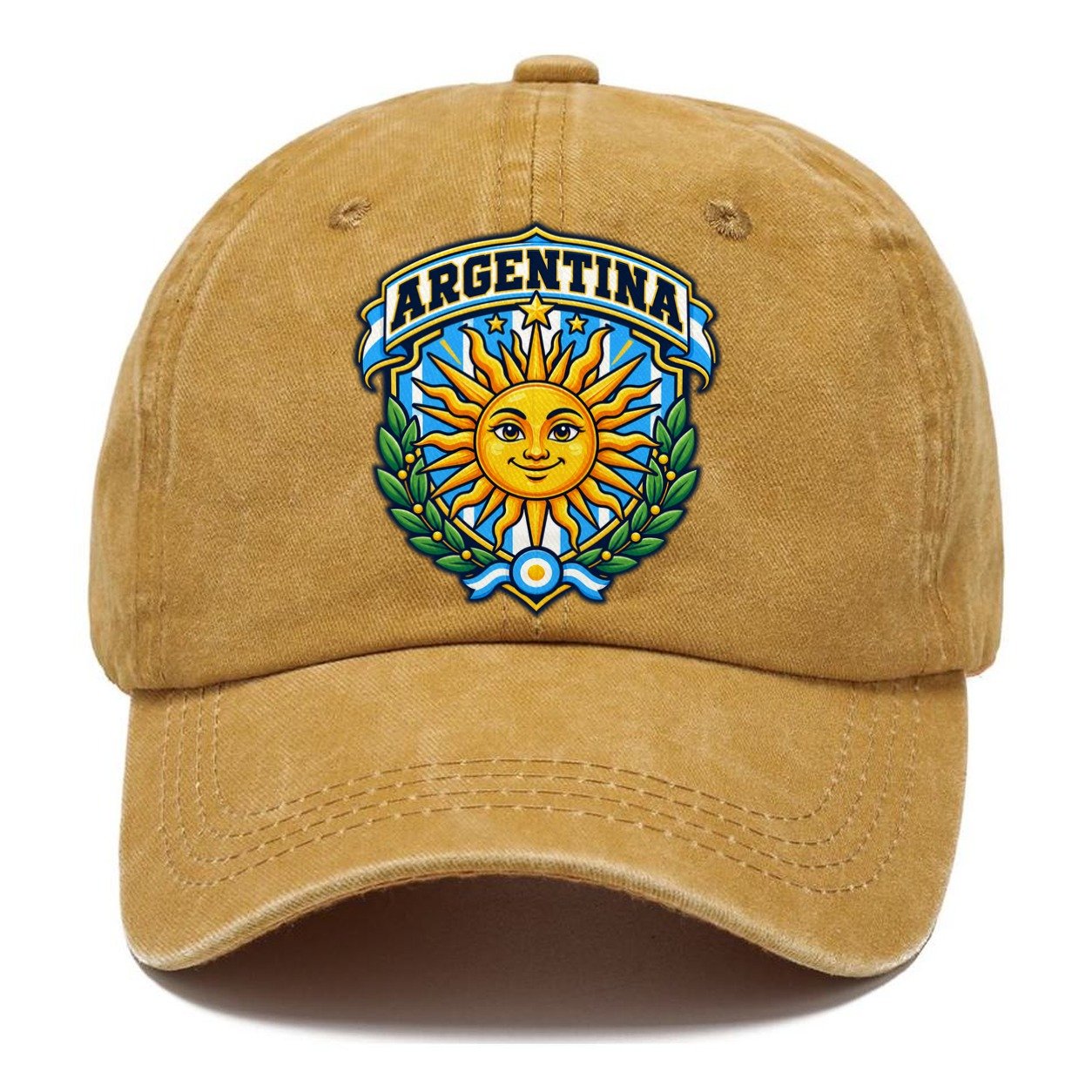 Argentina Retro Badge Country Logos Classic Cap – Golden Harvest