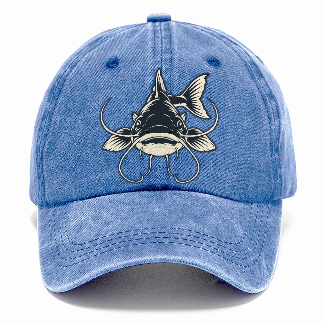 Catfish Whiskers Fishing Elegant Classic Cap – Summer Sky