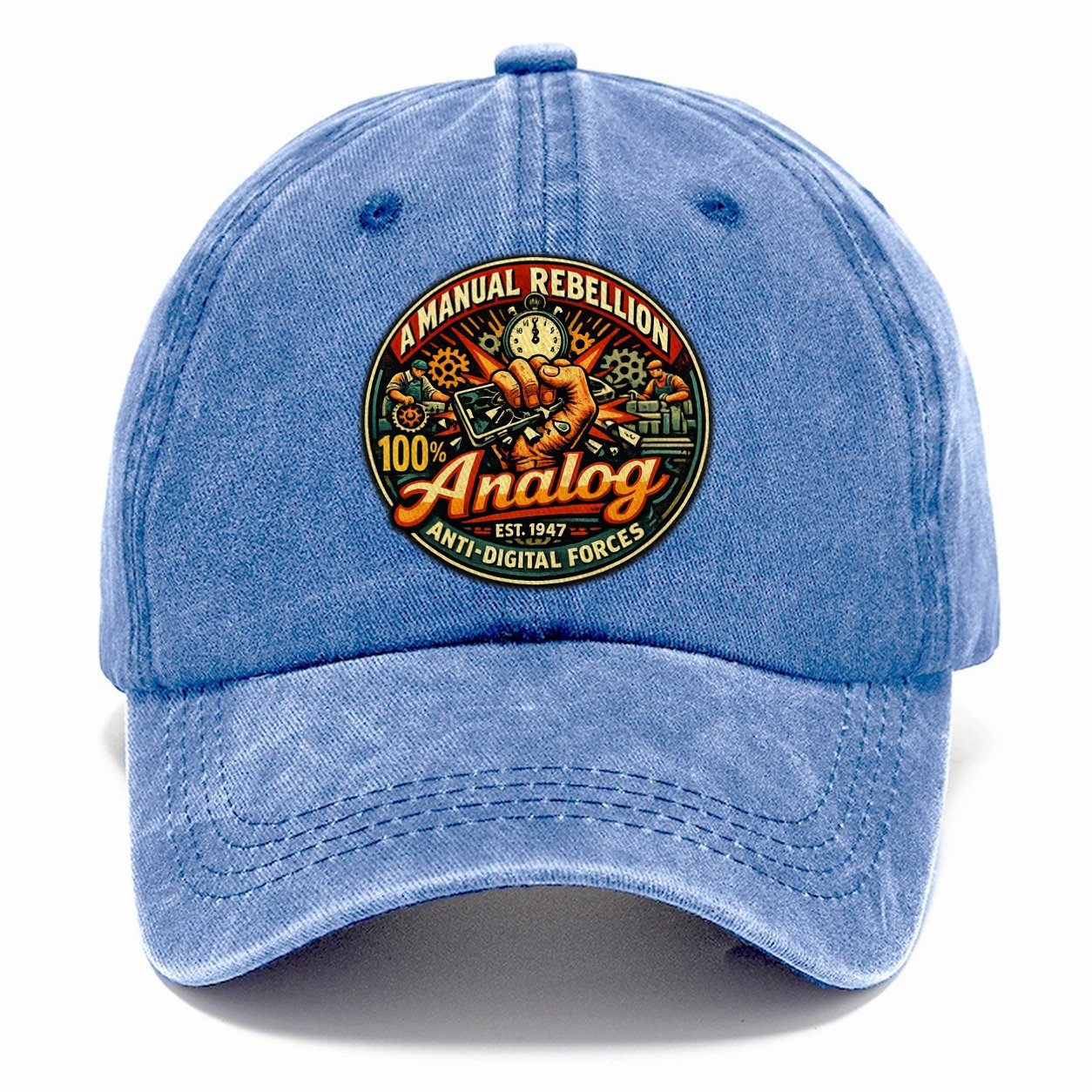 Analog Rebellion Classic Cap – Summer Sky