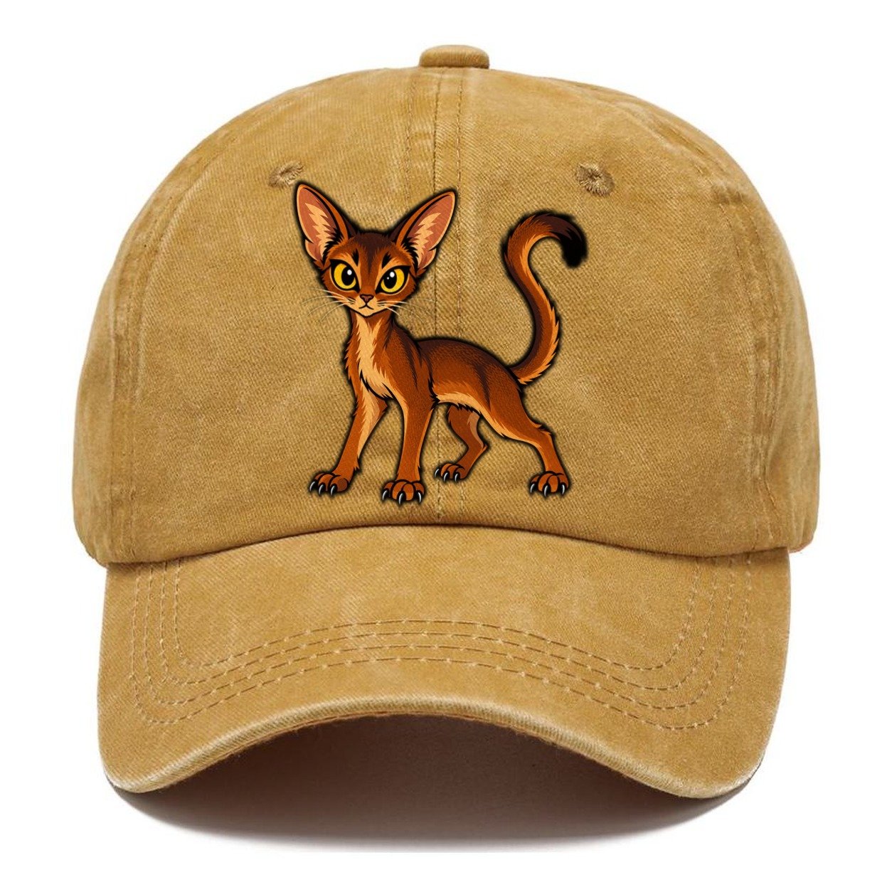 Abyssinian Alert Peeking Cats Classic Cap – Golden Harvest