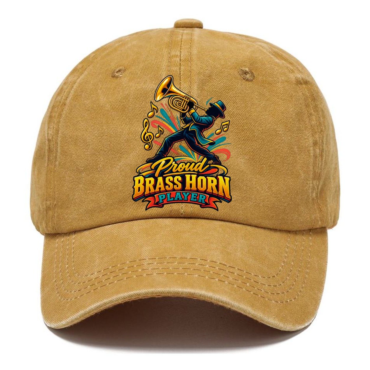 Proud Brass Horn Player Music Instruments Classic Cap – Golden Harvest