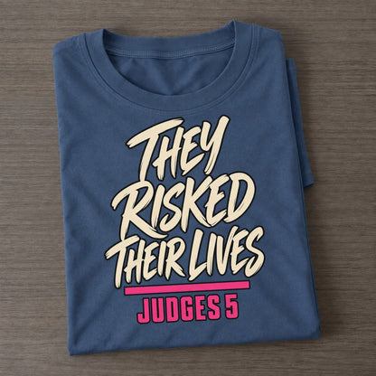 They Risked Their Lives Daughters Of Deborah Classic T-shirt – Twilight Navy