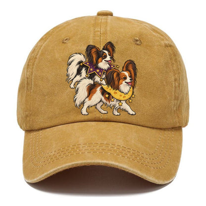 2 Papillons In Halloween Costumes Hdp 26 Parade Lineup Halloween Dog Parade Classic Cap – Golden Harvest